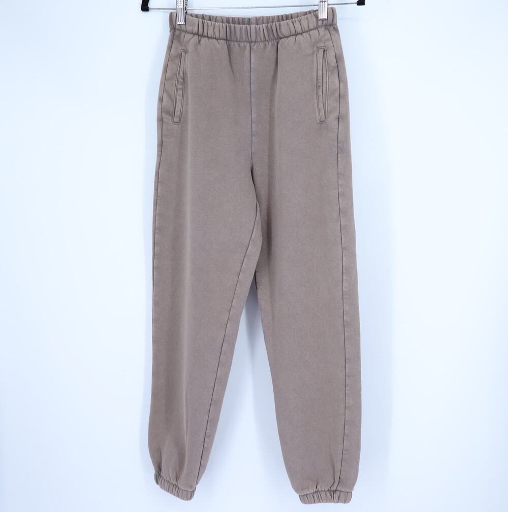 GAP VintageSoft Jogger Sweatpants Plymouth Rock Brown High Rise Women's 2XS